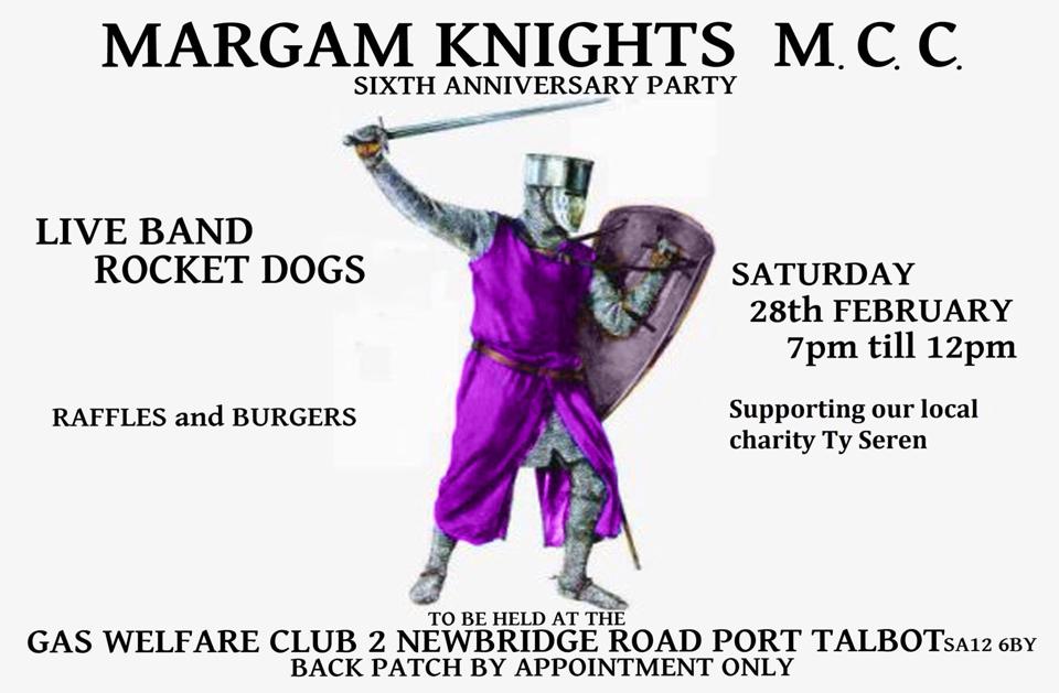 Margam Knights Sixth anniversary party